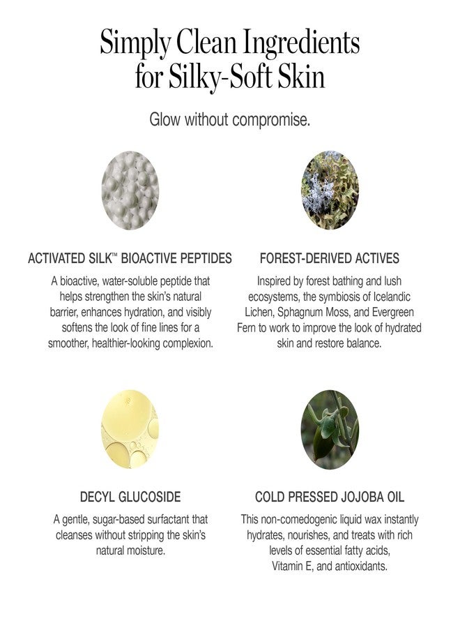 Ogee Silk Dream Facial Cleanser Cream - Certified Organic Daily Face Cleanser - Effectively Cleanses, Hydrates & Moisturizes with Bioactive Peptides (3 oz | 90mL) - Image 5